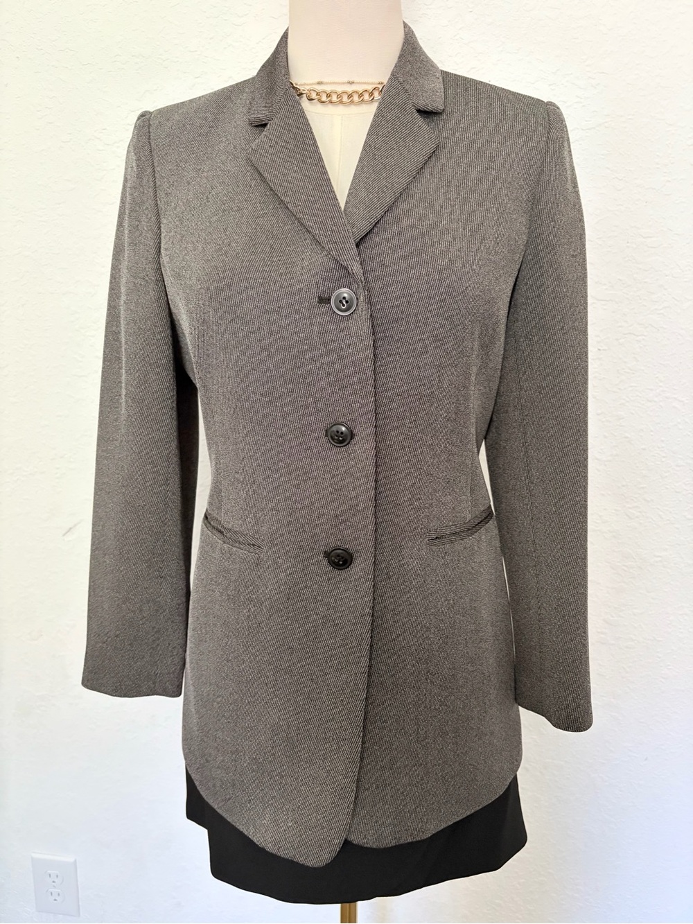 Style & Co. Petite Gray Blazer